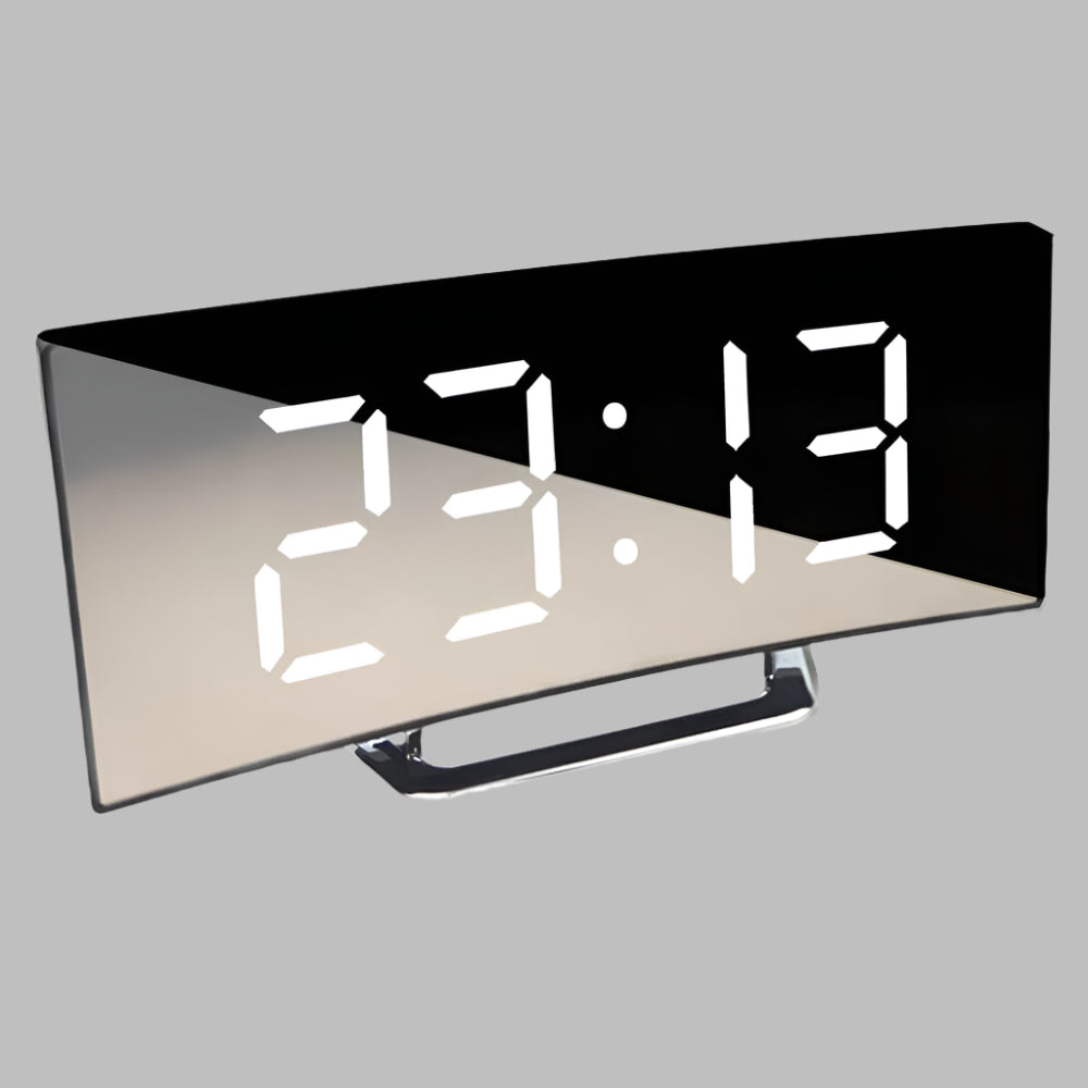 Geschwungener LED-Wecker