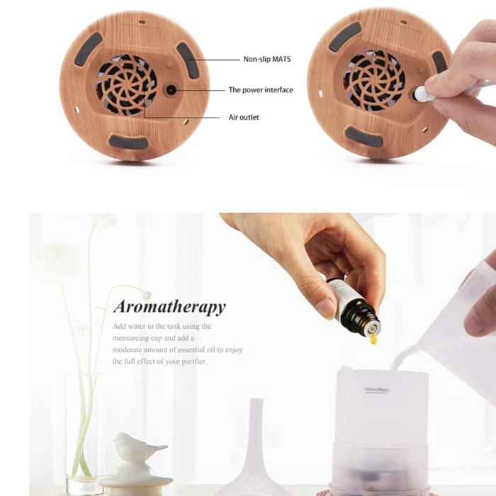 Entspannender Ambiente-Aromatherapie-Diffusor – AuroraGlow