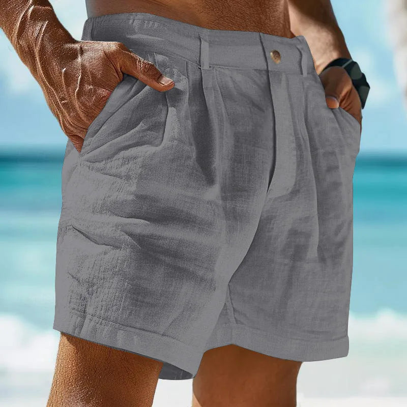 Luftige Sommer-Shorts aus Leinen für Herren – Jonas