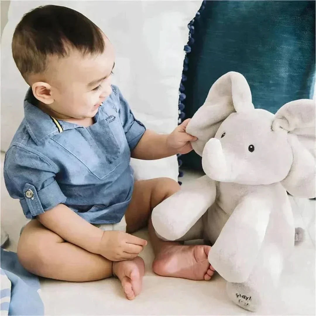 Interaktiver Babyelefant mit Spiel- und Sprechfunktion für Kleinkinder