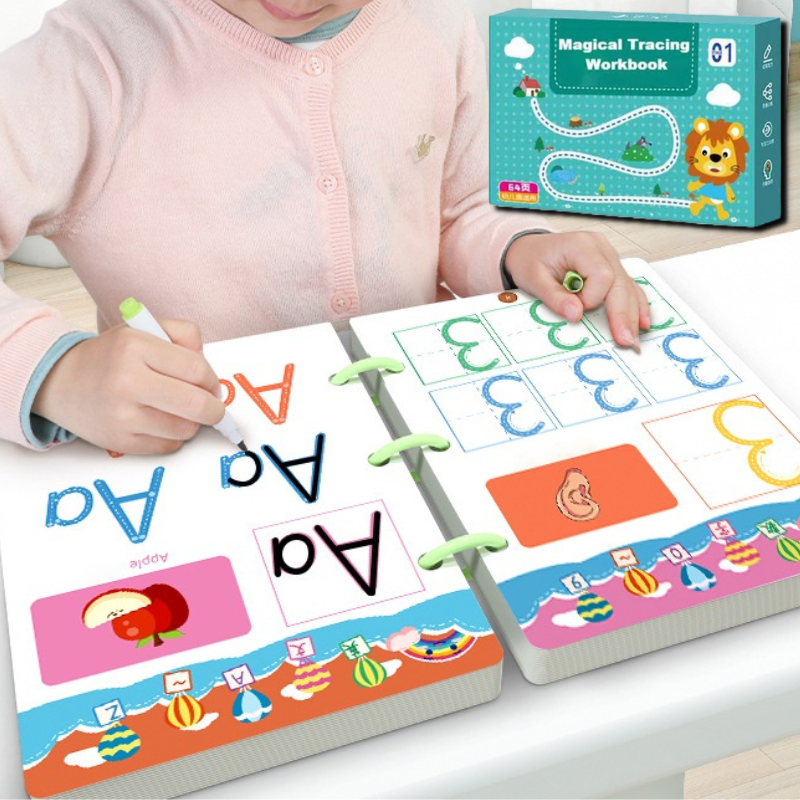 Set Wiederverwendbarer Schreibübungshefte – Pip