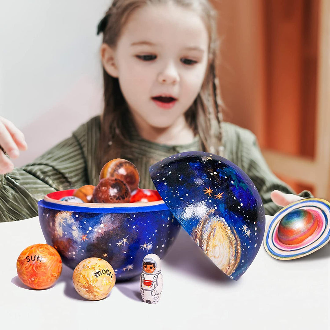 Galaxy Quest Holzplaneten-Set – Pädagogisches Abenteuer für Kinder