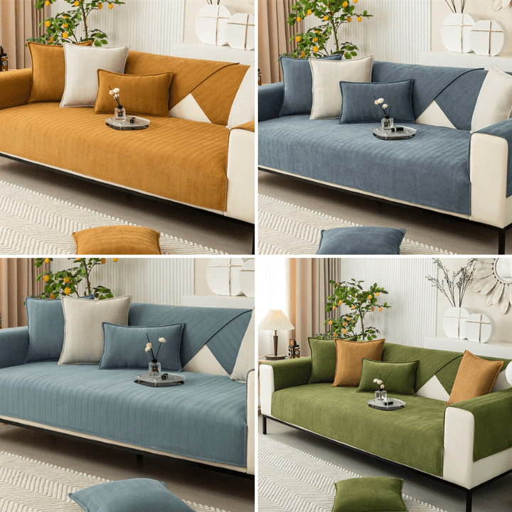 Ultraglatter Sofabezug - Rutschfester Couchschutz