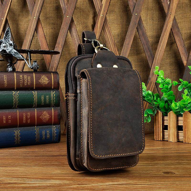 Herren-Gürteltasche aus echtem Leder - Hab immer alles griffbereit