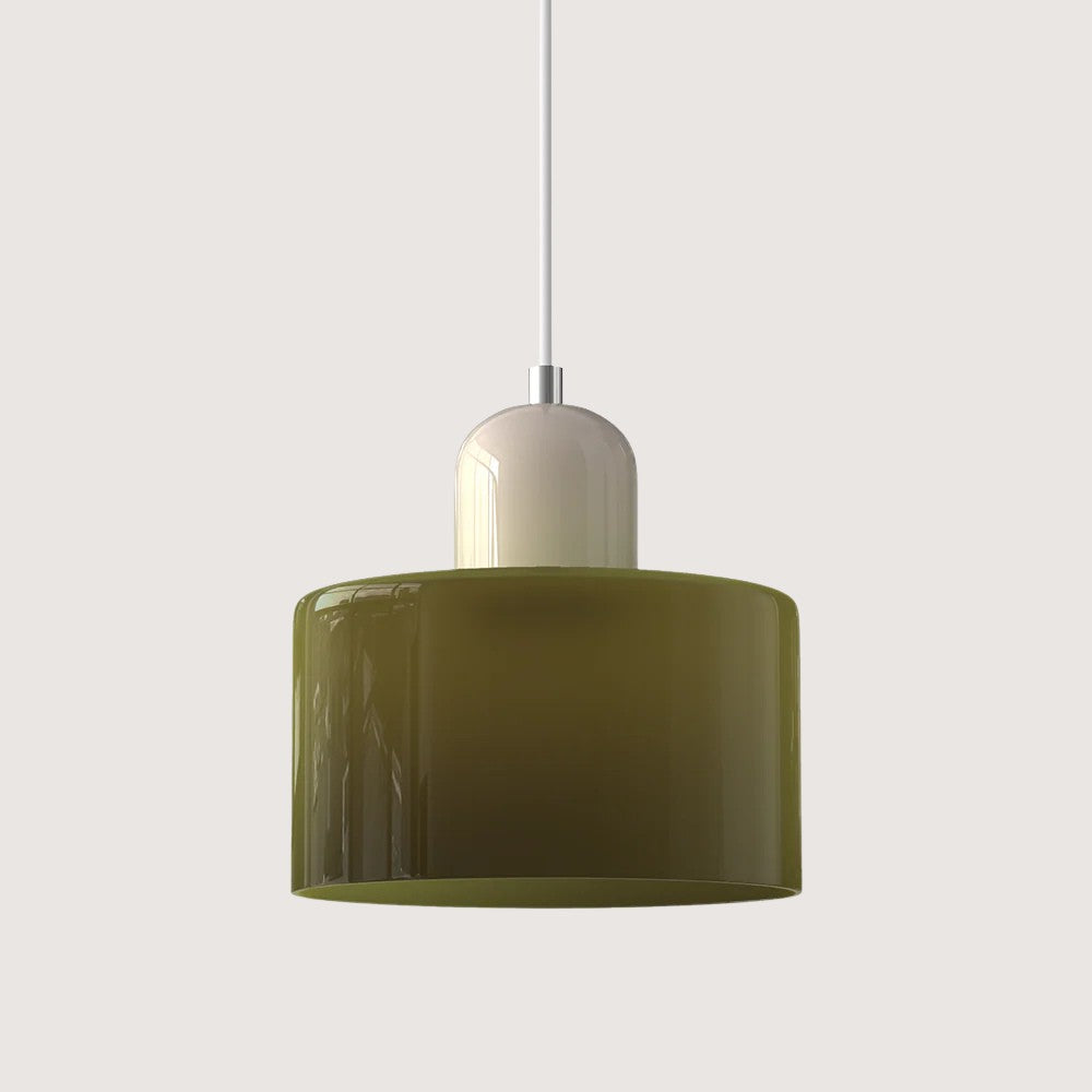 Moderne Glas-Pendelleuchte