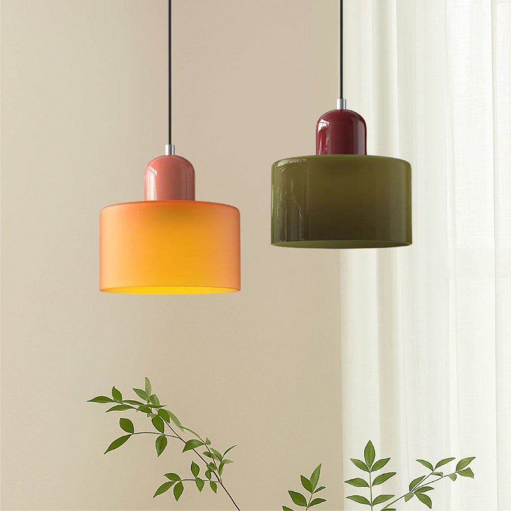Moderne Glas-Pendelleuchte