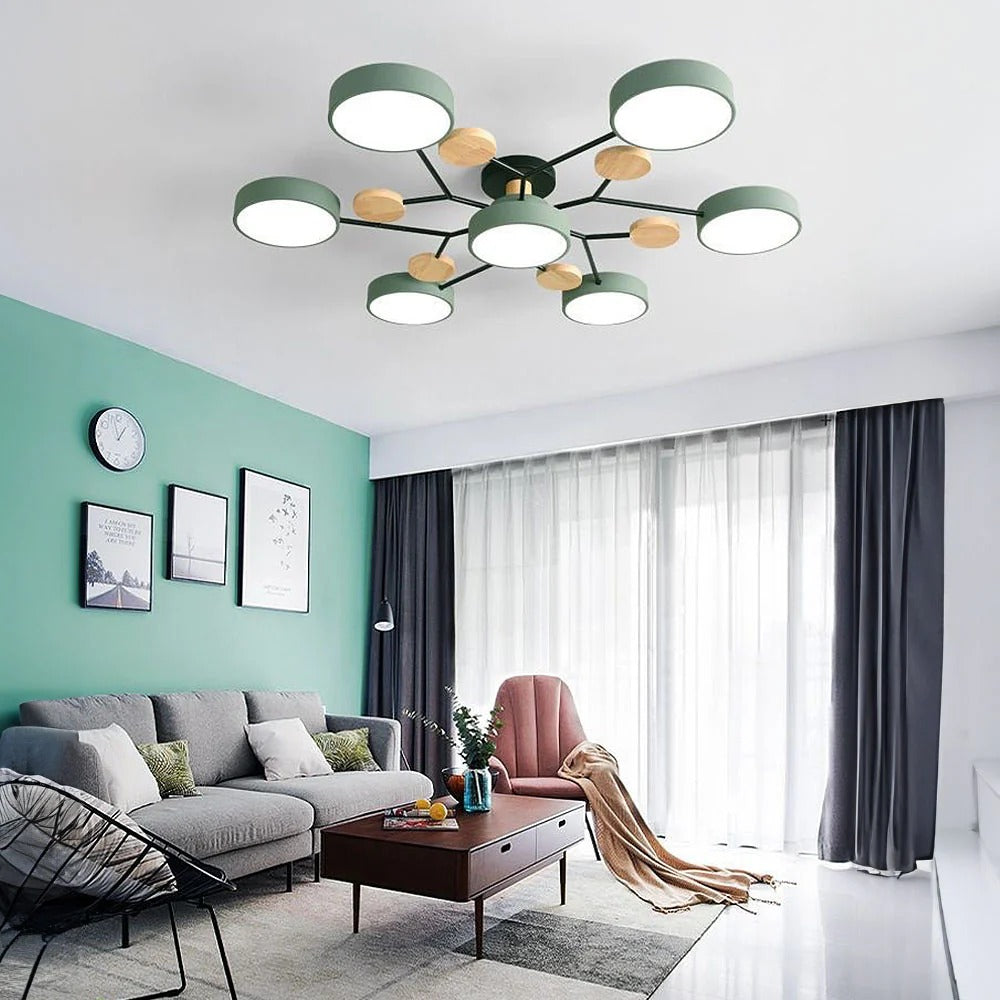 Moderner LED-Kronleuchter für das Wohnzimmer