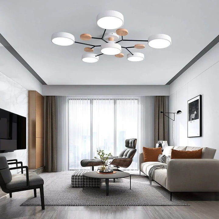 Moderner LED-Kronleuchter für das Wohnzimmer