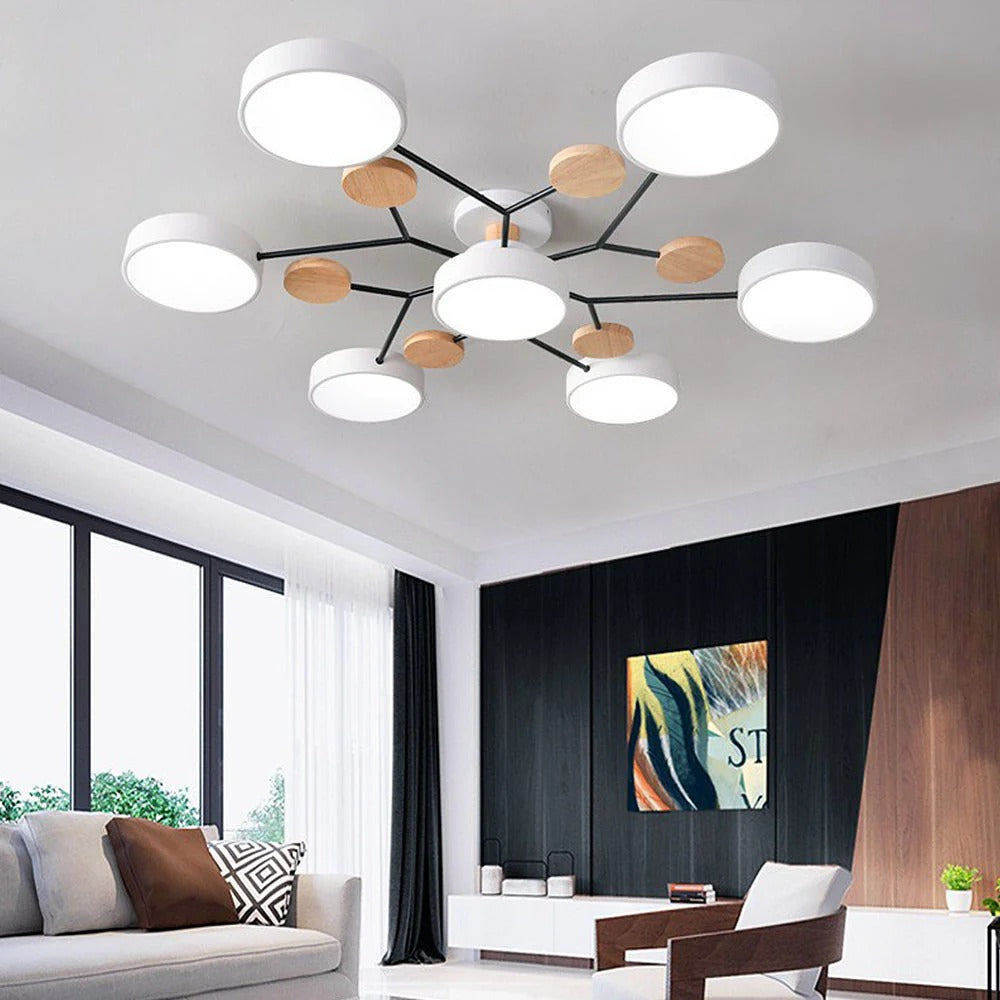Moderner LED-Kronleuchter für das Wohnzimmer