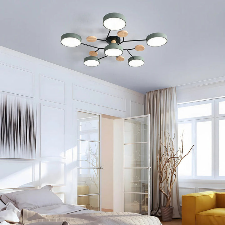 Moderner LED-Kronleuchter für das Wohnzimmer