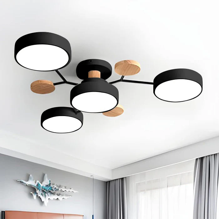 Moderner LED-Kronleuchter für das Wohnzimmer