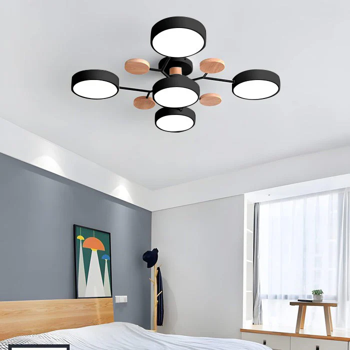Moderner LED-Kronleuchter für das Wohnzimmer