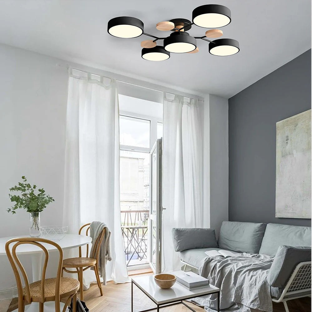 Moderner LED-Kronleuchter für das Wohnzimmer
