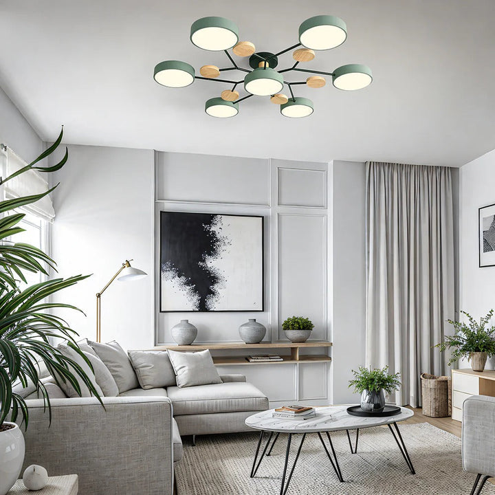 Moderner LED-Kronleuchter für das Wohnzimmer