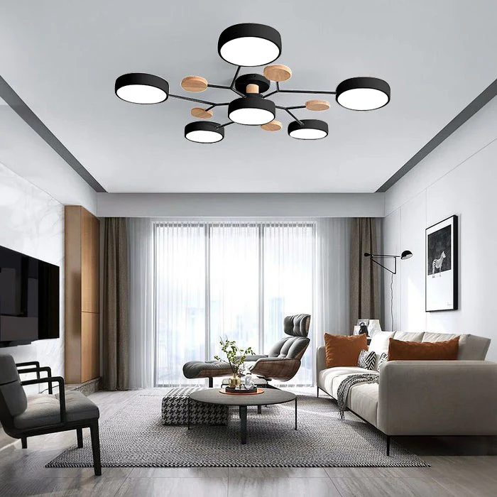 Moderner LED-Kronleuchter für das Wohnzimmer