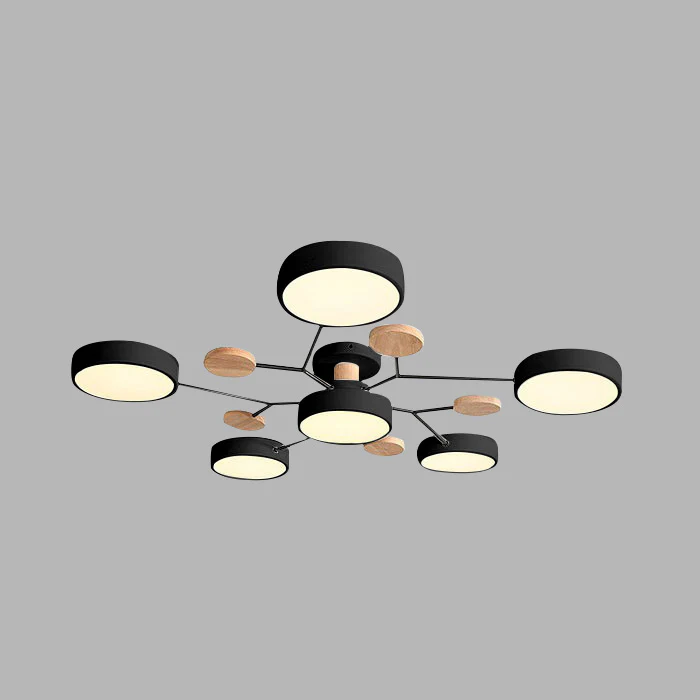 Moderner LED-Kronleuchter für das Wohnzimmer