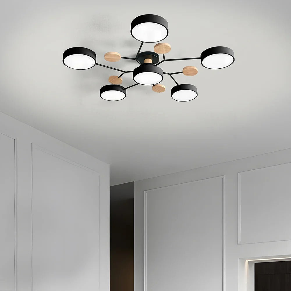 Moderner LED-Kronleuchter für das Wohnzimmer
