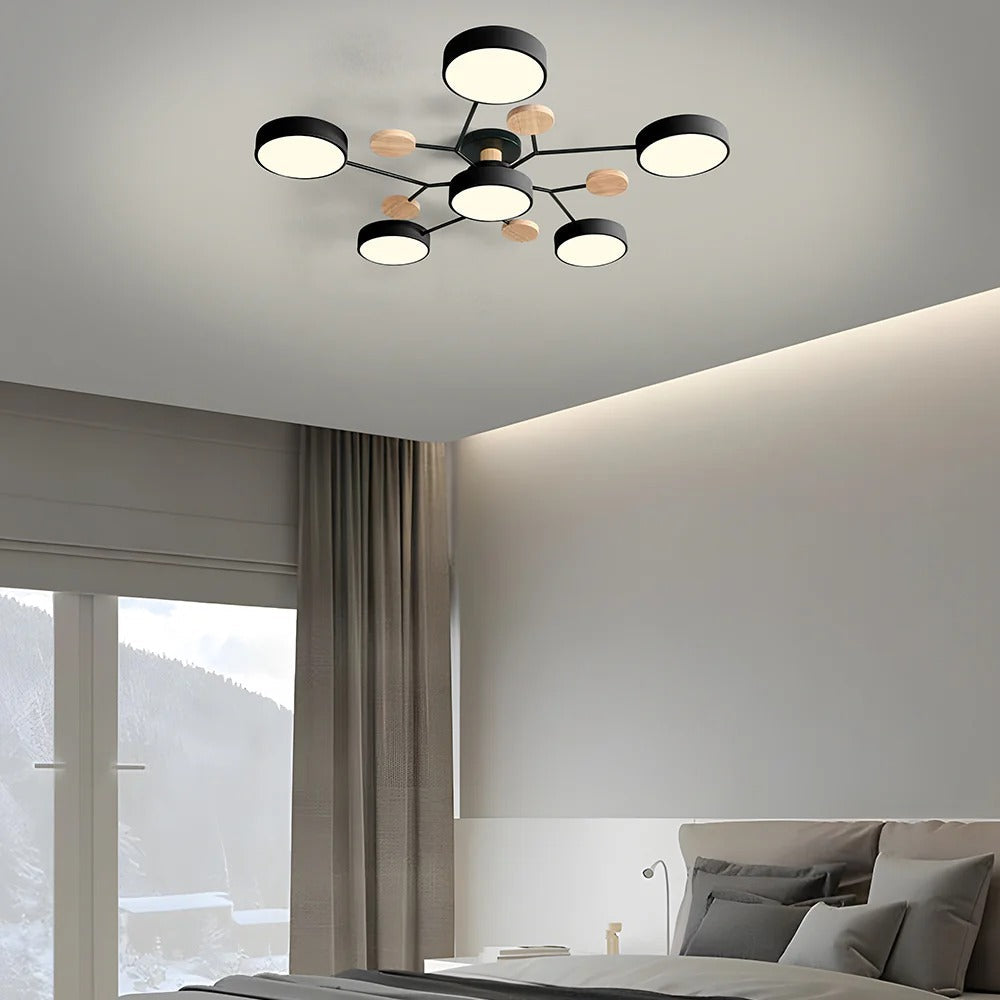 Moderner LED-Kronleuchter für das Wohnzimmer