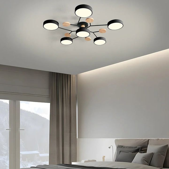 Moderner LED-Kronleuchter für das Wohnzimmer
