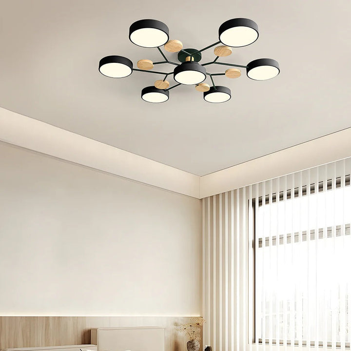 Moderner LED-Kronleuchter für das Wohnzimmer
