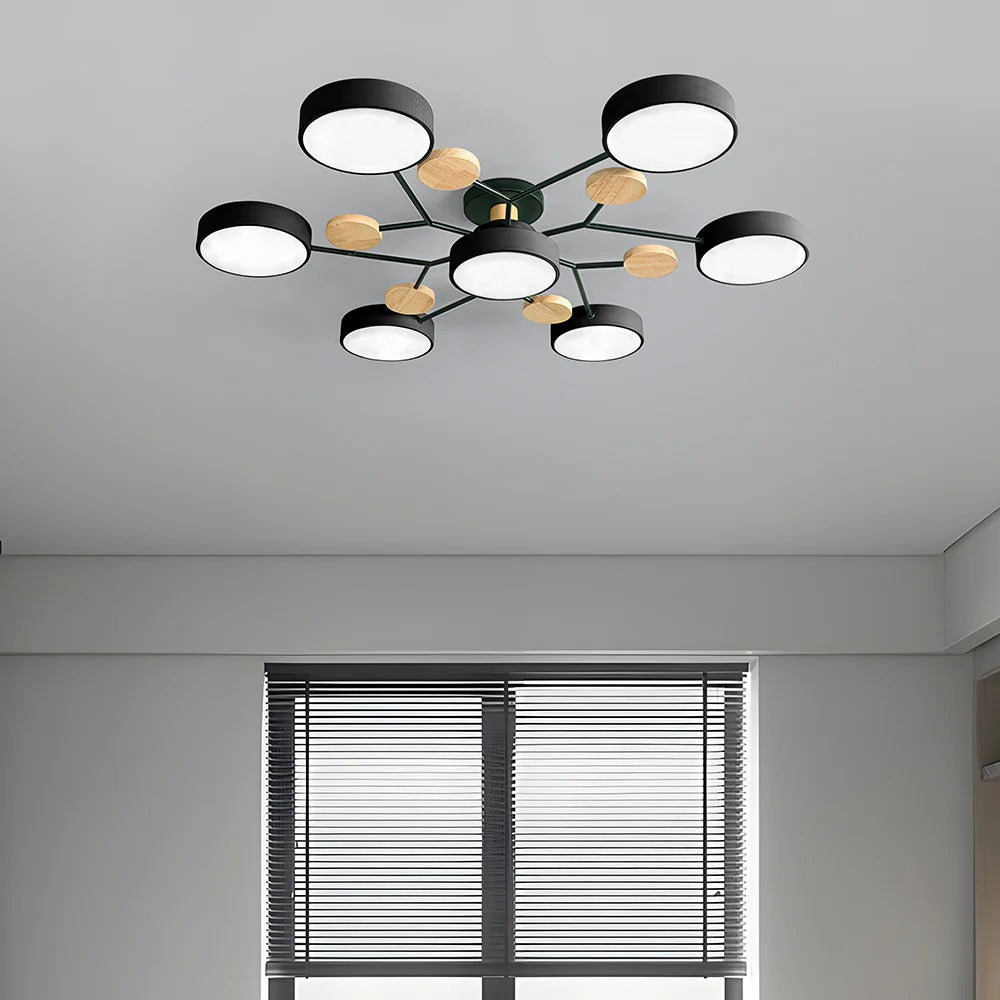 Moderner LED-Kronleuchter für das Wohnzimmer