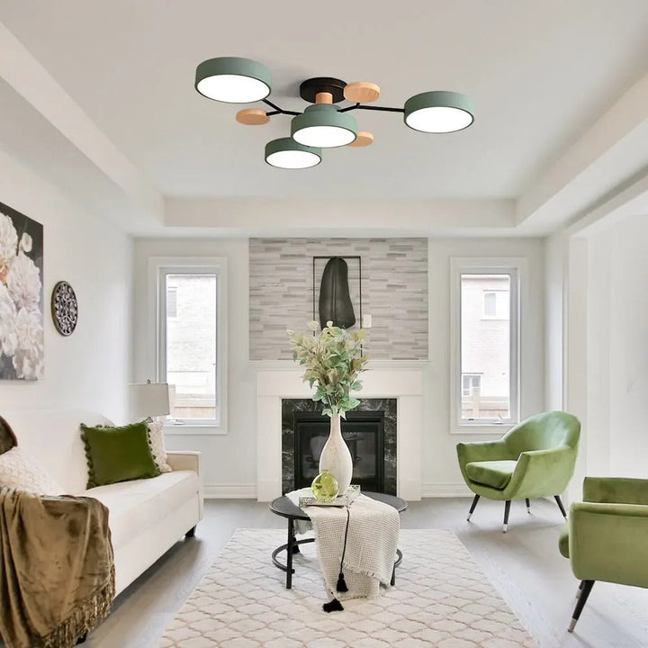 Moderner LED-Kronleuchter für das Wohnzimmer
