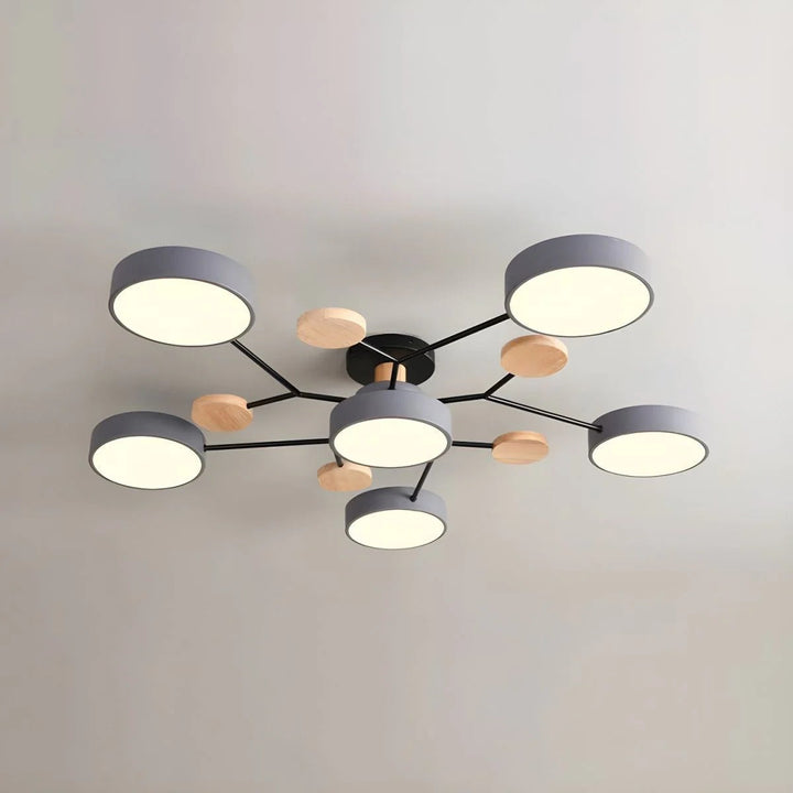 Moderner LED-Kronleuchter für das Wohnzimmer