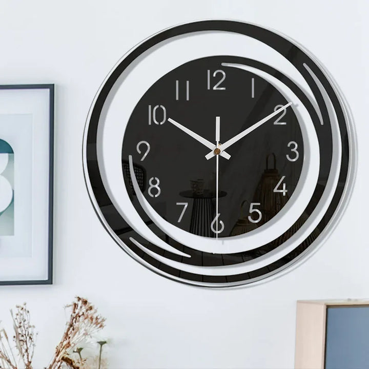 Moderne Runde Design-Wanduhr - Elegante Innendekoration