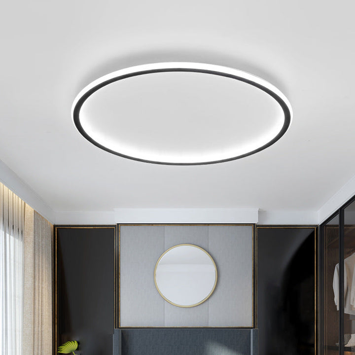 Skandinavische runde Deckenleuchte mit LED-Beleuchtung