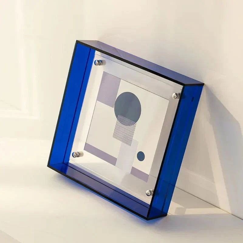 Schwebender Acryl-Bilderrahmen | Zeitgenössisches Design für Wand und Tisch
