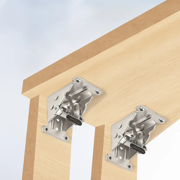 Klappbare Tischbeinhalter 90° mit Auto-Lock – 2er-Set, bis 225 kg belastbar