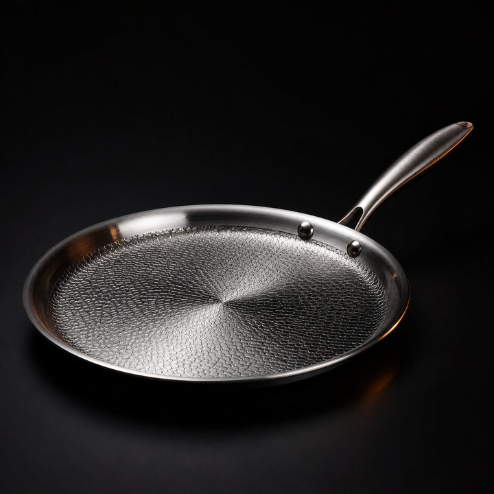 Handgehämmerte Titan-Crêpe-Pfanne, PFAS-frei