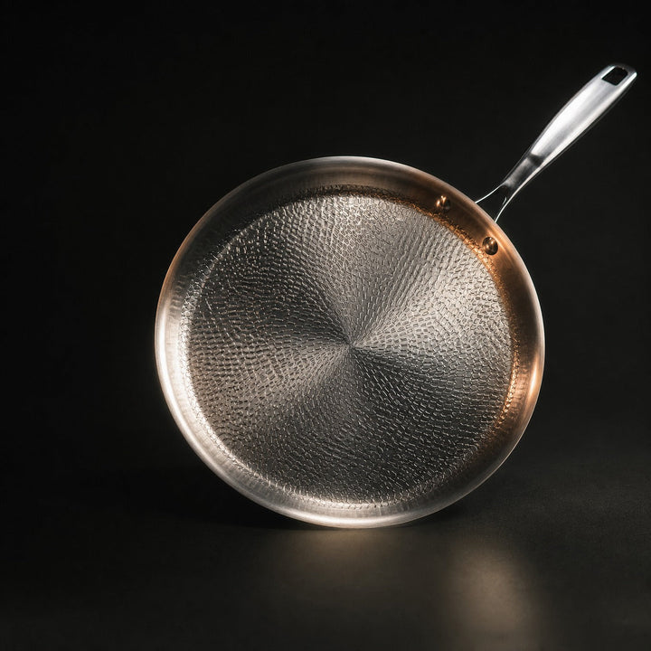 Handgehämmerte Titan-Crêpe-Pfanne, PFAS-frei