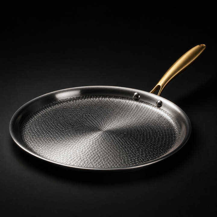 Handgehämmerte Titan-Crêpe-Pfanne - Limitierte Auflage