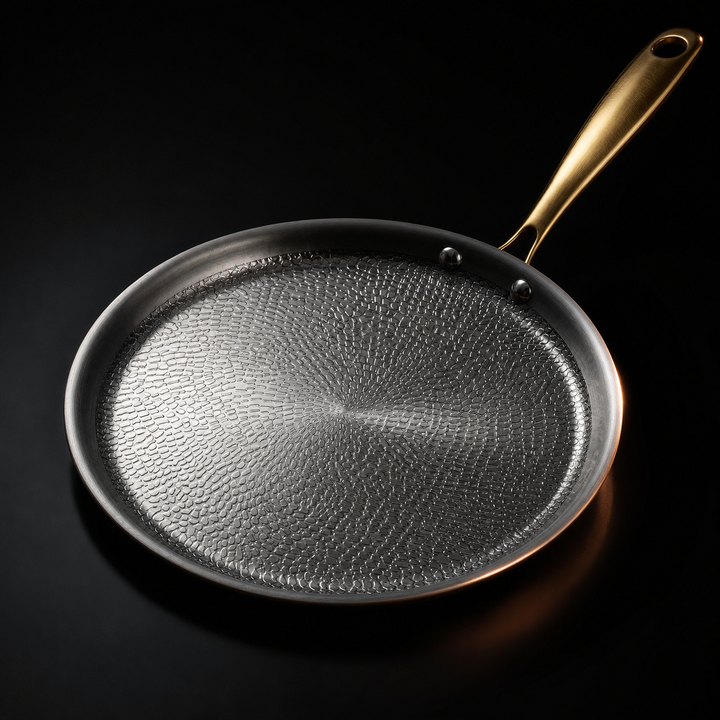 Handgehämmerte Titan-Crêpe-Pfanne - Limitierte Auflage