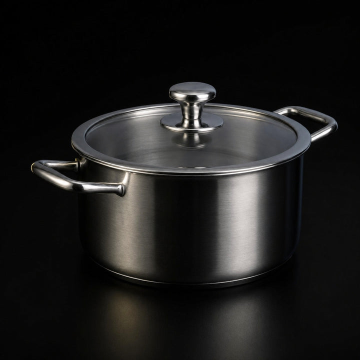 Kochtopf aus Titan mit Deckel, PFAS-frei