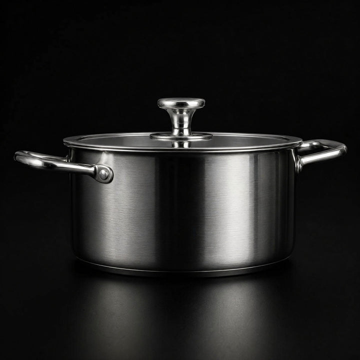 Kochtopf aus Titan mit Deckel, PFAS-frei