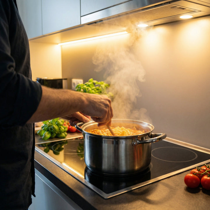 Kochtopf aus Titan mit Deckel, PFAS-frei
