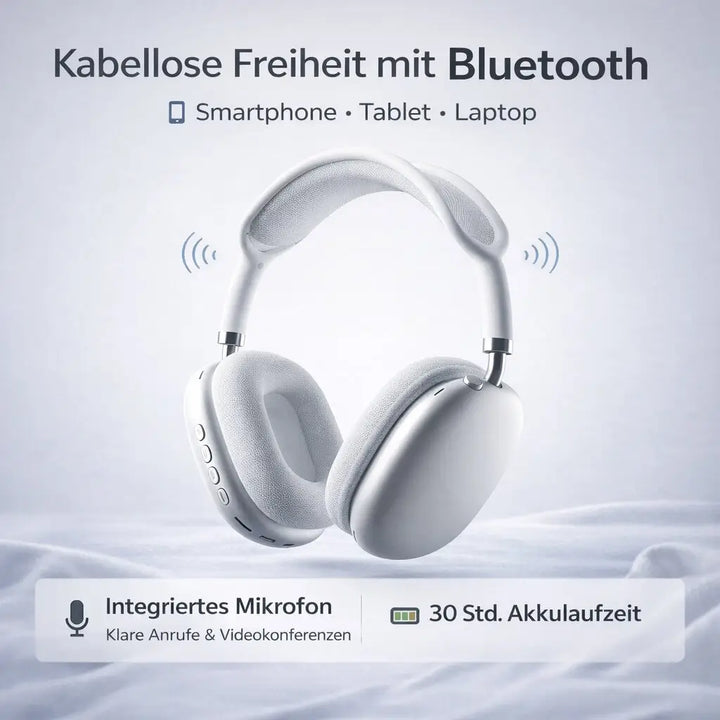 Over-Ear-Kopfhörer mit aktiver Geräuschunterdrückung und Bluetooth (ANC)