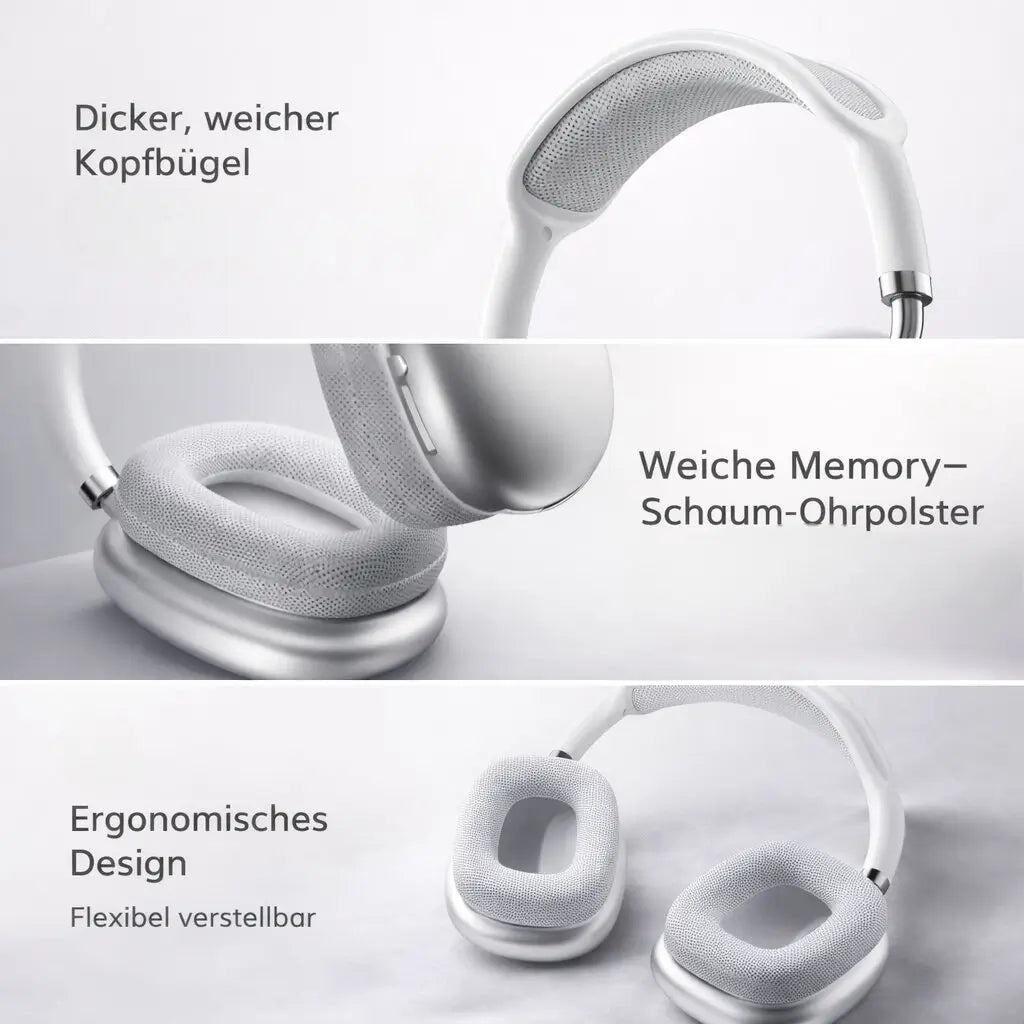 Over-Ear-Kopfhörer mit aktiver Geräuschunterdrückung und Bluetooth (ANC)