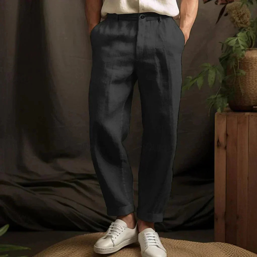 Herren-Leinenhose für den Freizeitbereich