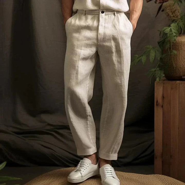Herren-Leinenhose für den Freizeitbereich
