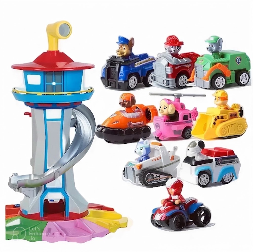 Abenteuerturm Spielset mit Fahrzeugen und Figuren