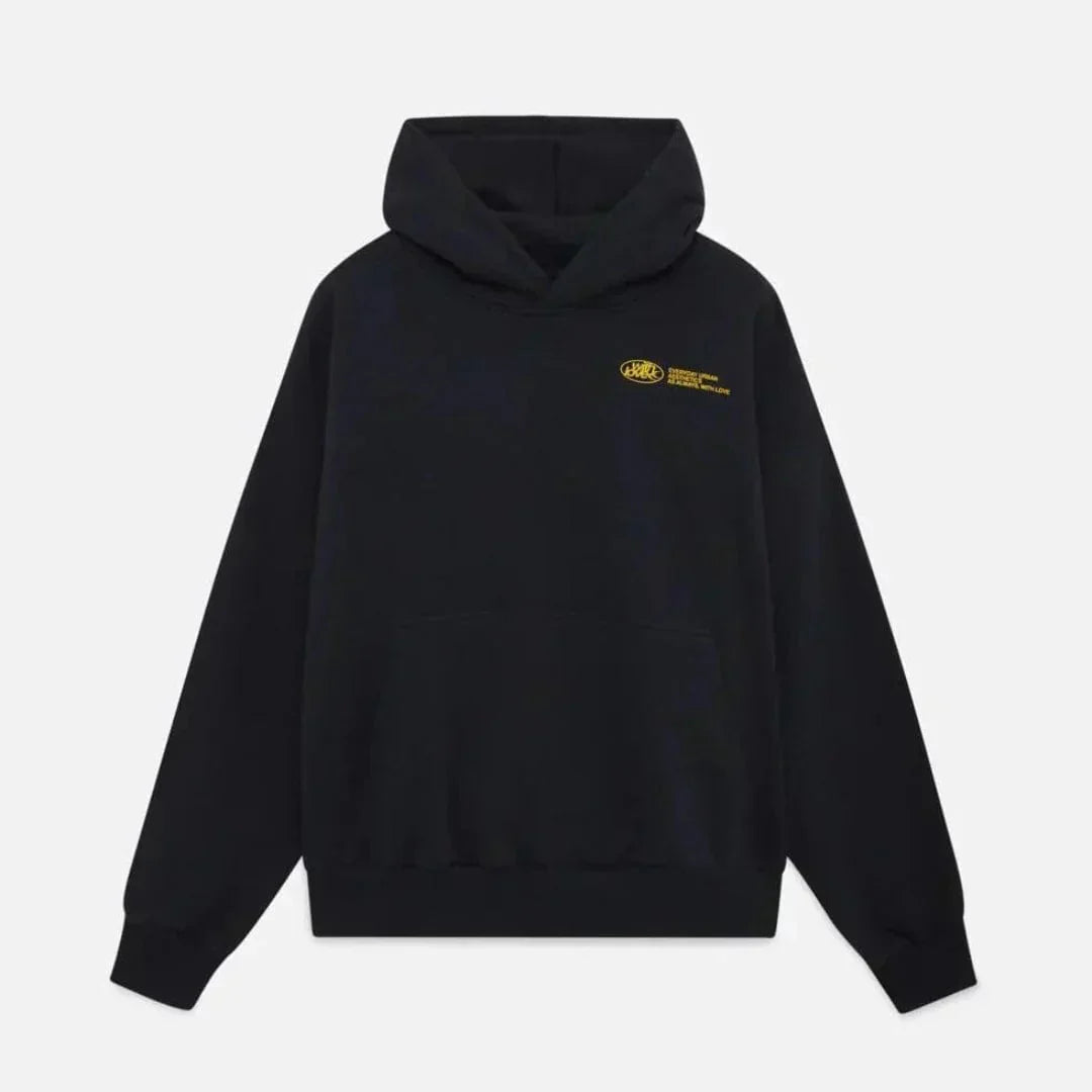 Warmer Herbst-Hoodie mit Rückenprint – Love