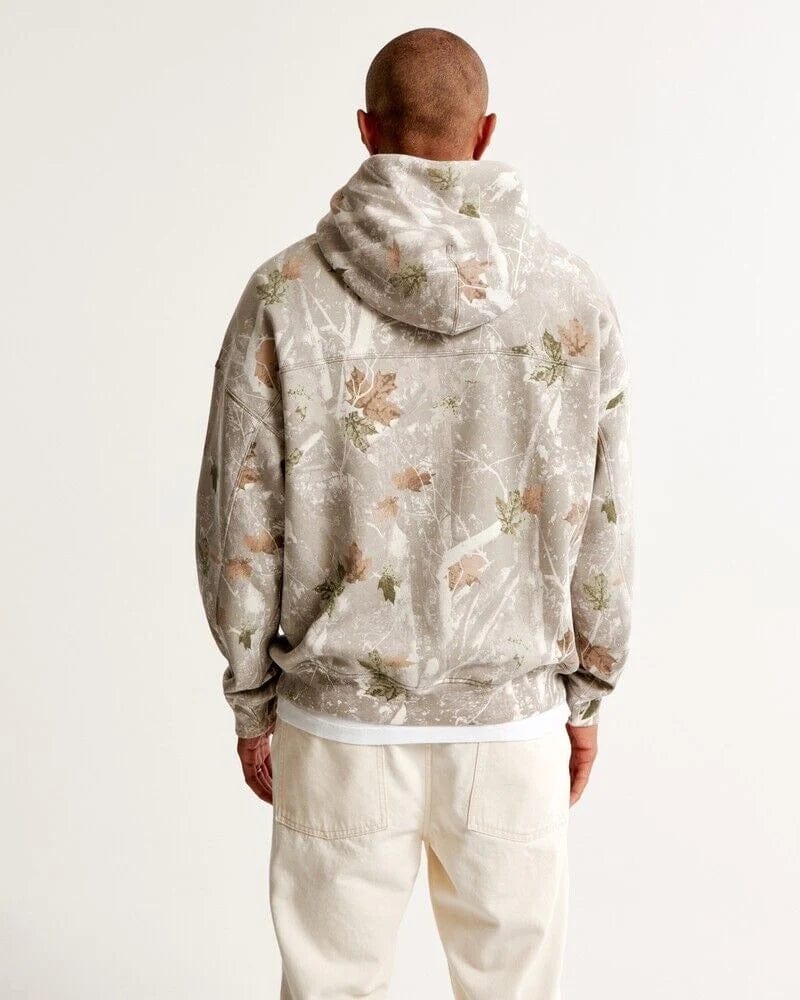 Warmer Herbst-Hoodie mit Rückenprint – Love
