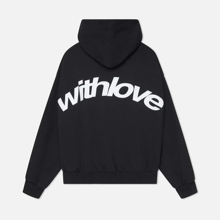 Warmer Herbst-Hoodie mit Rückenprint – Love