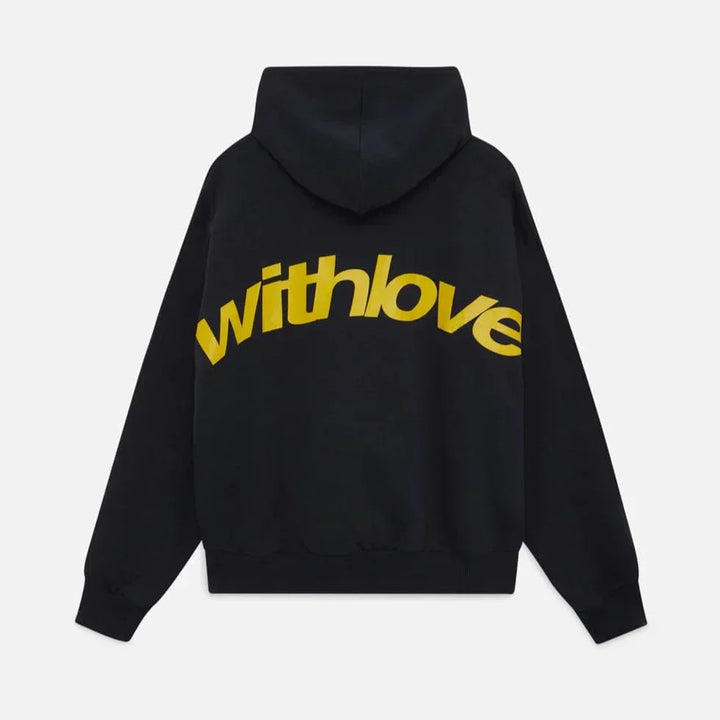 Warmer Herbst-Hoodie mit Rückenprint – Love