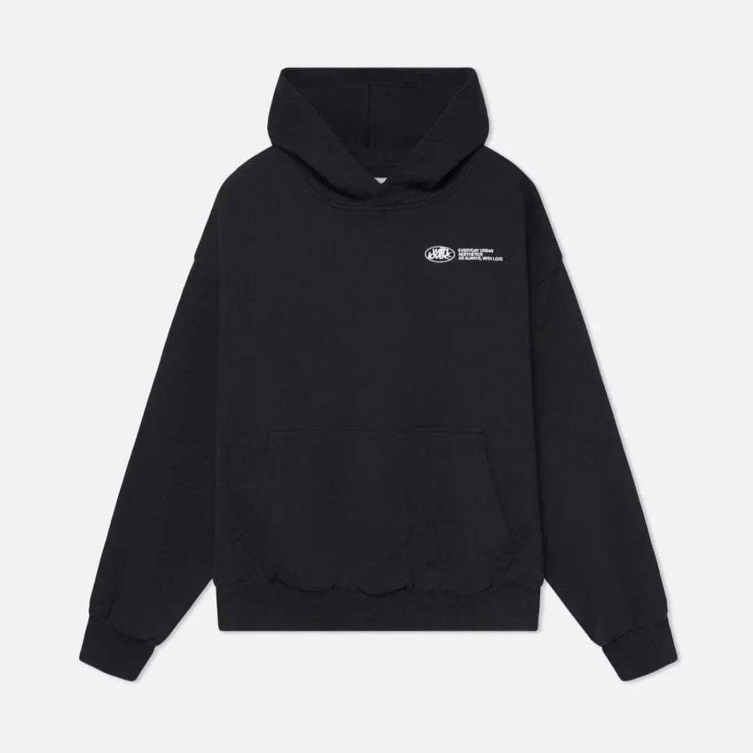Warmer Herbst-Hoodie mit Rückenprint – Love