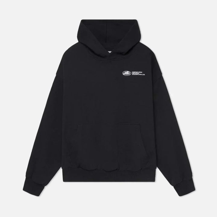 Warmer Herbst-Hoodie mit Rückenprint – Love