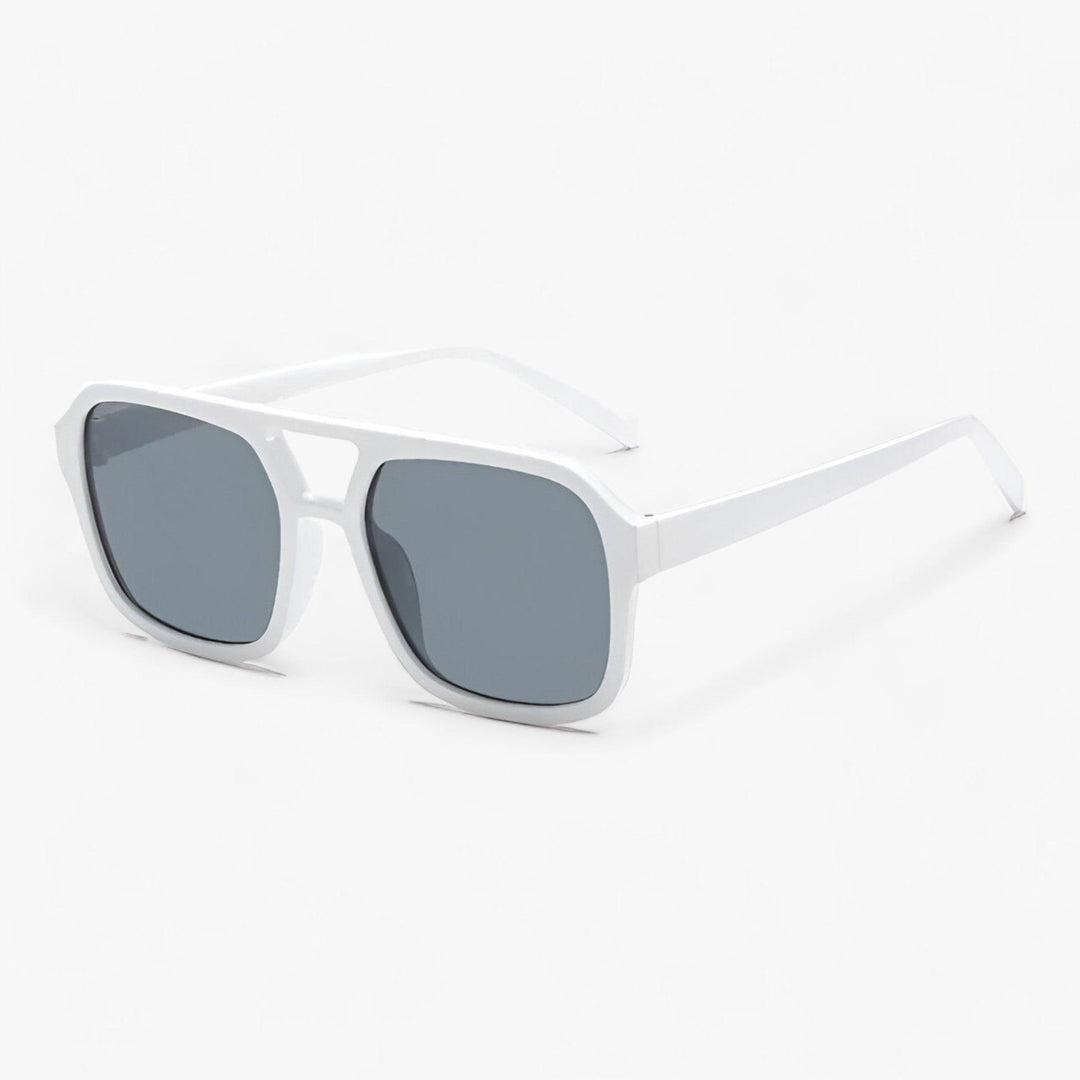 Übergroße Vintage-Sonnenbrille mit Eckiger Fassung – Spectra